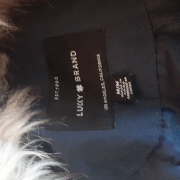 Lucky brand Navy Blue Parka size Medium - Picture 4 of 7